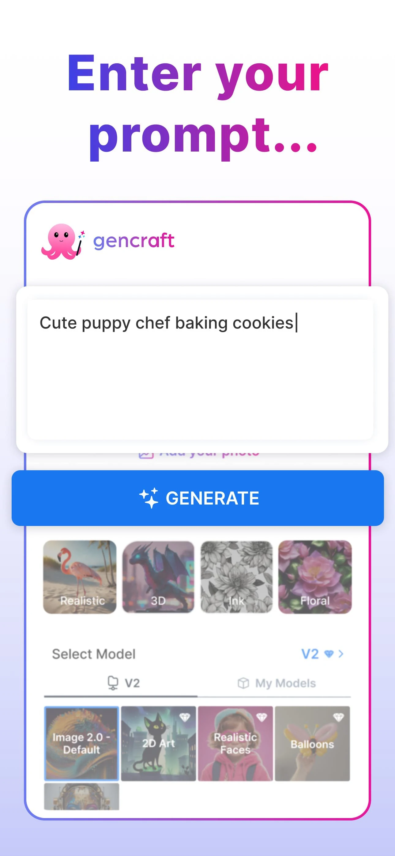 Gencraft screenshot